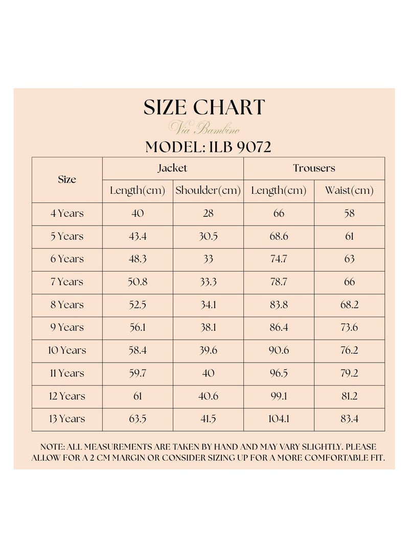 فيا بامبينو بدلة رسمية بيضاء للأولاد 9072 - Image 2