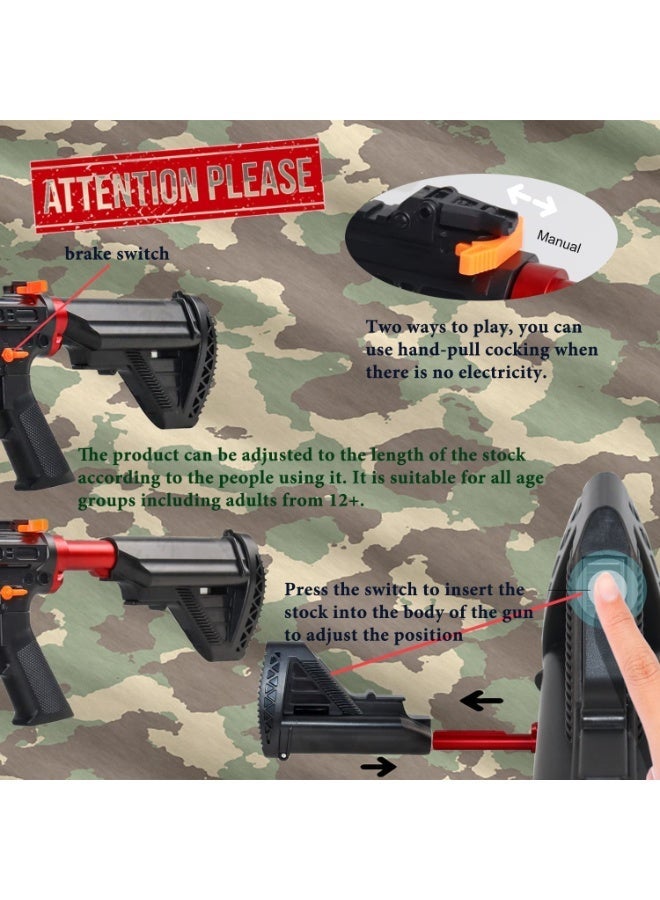 Moonmen Soft Bullet Toy Gun, Toy Foam Blaster Dart Toys, Education Model Shooting Game for Kids Kids, Fun Outdoor Activity - Image 4