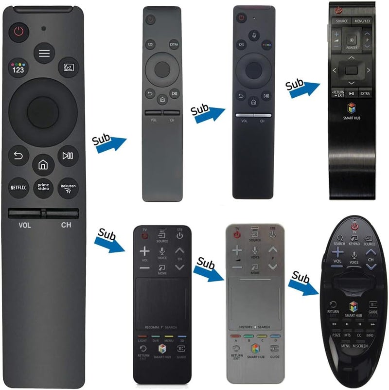 AZMKIMI New Universal Remote Replacement for Samsung Smart TV remotes LCD LED UHD QLED TVs, with 3 Hotkeys Buttons - Image 5