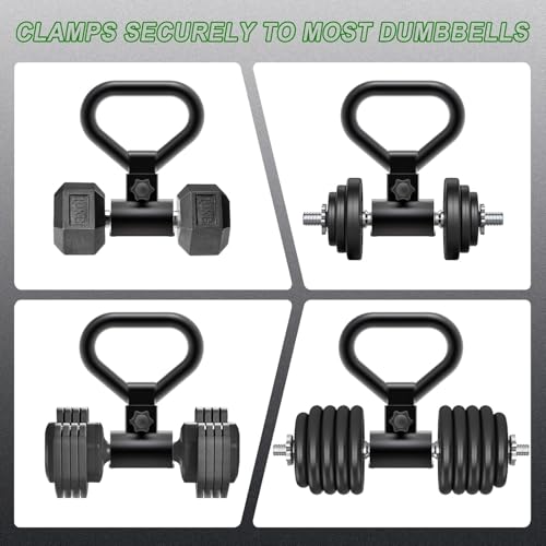 Kipika Kettlebell Handle Steel Converter Handle, Adjustable Dumbbell Grip Handle, Grip Handle Attachment for Dumbbells, High-Strength Steel Grip Handle for Home Gym Weight Lifting - Image 4