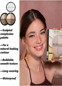 Ministar MINISTAR Professional 4-Color Contour Kit - Expert Sculpting & Defining Palette  - Image 5