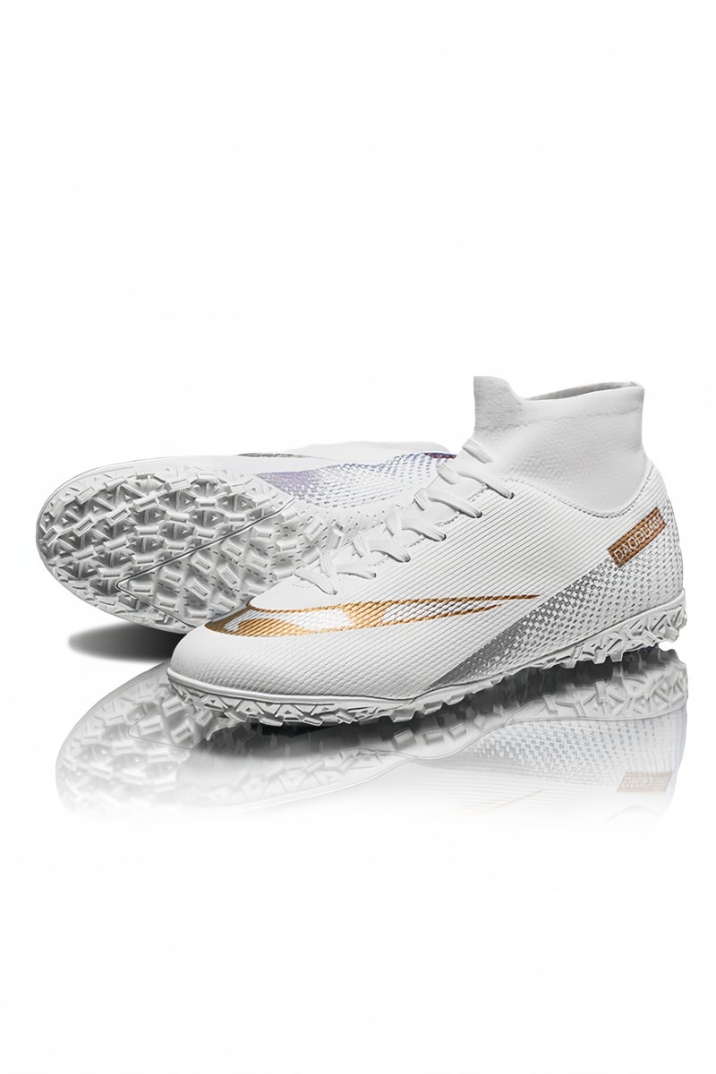 GGEROU Men's Football Shoes,Boy's Soccer Cleats,Athletic Soccer Training Shoes,High-Top Breathable Athletic Football Boots,Indoor Outdoor Cleats - Image 1