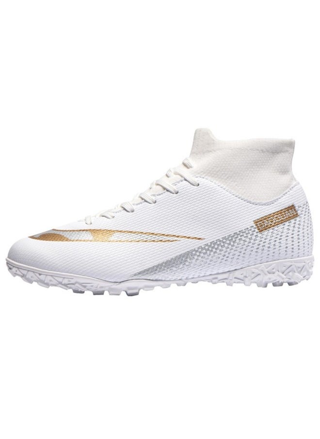 GGEROU Men's Football Shoes,Boy's Soccer Cleats,Athletic Soccer Training Shoes,High-Top Breathable Athletic Football Boots,Indoor Outdoor Cleats  - Image 1