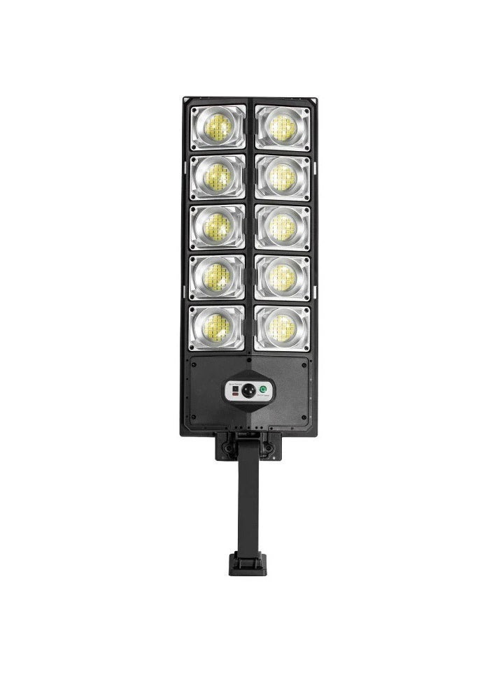 ELTRAZONE 5 Bulb Solar Street Lights Outdoor – Dusk to Dawn Flood Lights with Remote Control, Waterproof, Energy-Efficient, for Garden, Yard, Garage, Pathway, Street Lighting  - Image 1