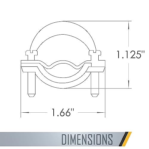 RACO Hubbell-Raco 2863B5 Clamp Type for Oval or Round Cable Connector, 3/4-Inch, Zinc , 5-Pack,Gray - Image 3