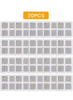 MOODY SPARK Moody Spark Disposable Shower Drain Cover Hair Catcher Shower Drain Mesh Stickers Bathroom Laundry Bathtub Kitchen Shower Drain Floor Sink Strainer Filter Mesh20Pcs  - Image 2