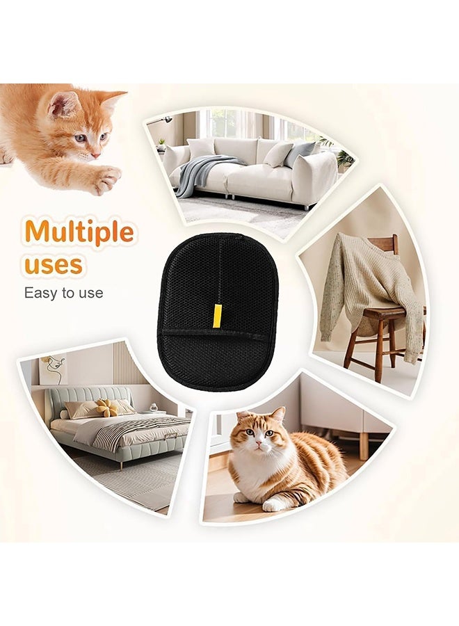 1Pcs Pet Hair Removal Glove for Cats Dogs Upgrade Efficient Grooming Gloves for Pet Hair Reusable Cat Dog Hair Remover for Couch, Furniture, Carpet, Curtain - Image 4