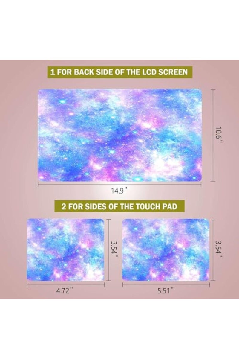 BPA® Laptop Notebook Skin Sticker Cover Decal Fits 12 13 13.3 14 15 15.4 15.6 inch Laptop Protector Notebook PC | Easy to Apply, Remove and Change Styles (Shining Stars) - Image 3