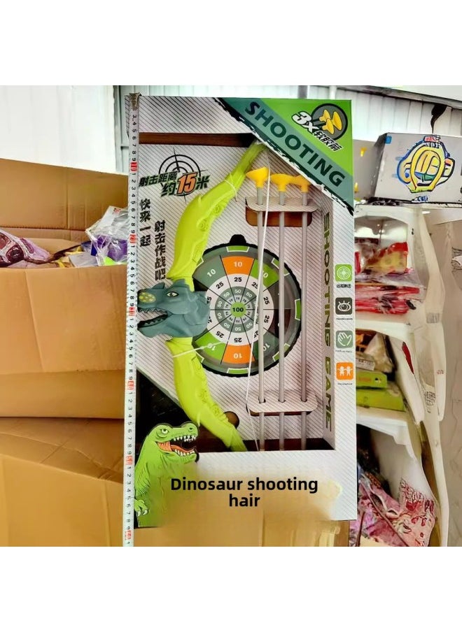 Bow Length 60cm Oversized Simulation Children's Bow And Arrow Toys Supermarket Stalls Push Hot Supply-Color:B Bow Length About 45cm 3 Cut  - Image 3