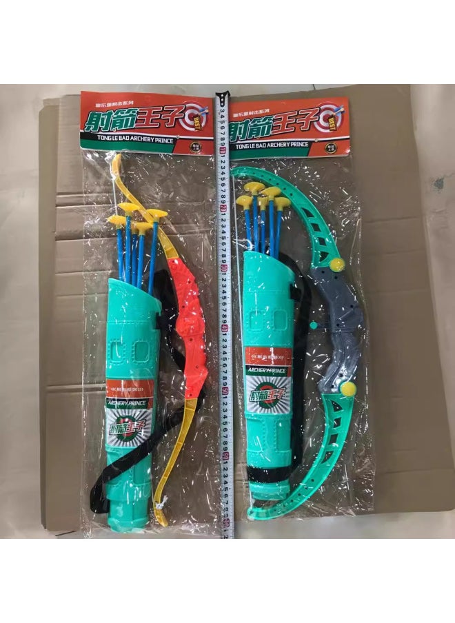 Bow Length 60cm Oversized Simulation Children's Bow And Arrow Toys Supermarket Stalls Push Hot Supply-Color:B Bow Length About 45cm 3 Cut  - Image 4