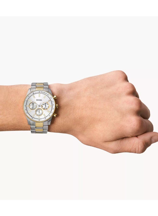 FOSSIL Men Stainless Steel Chronograph Wrist Watch BQ2693 - Image 4