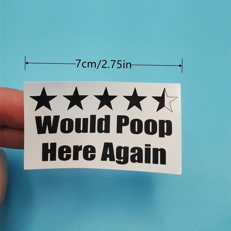 12 Fun Poop Prank Stickers 12 Sheets Whiteboard Labels Laptop Gift Humor - Image 5
