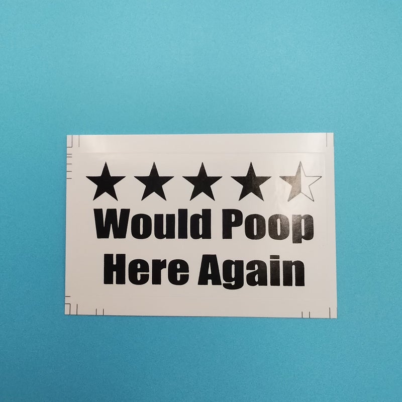 12 Fun Poop Prank Stickers 12 Sheets Whiteboard Labels Laptop Gift Humor - Image 3