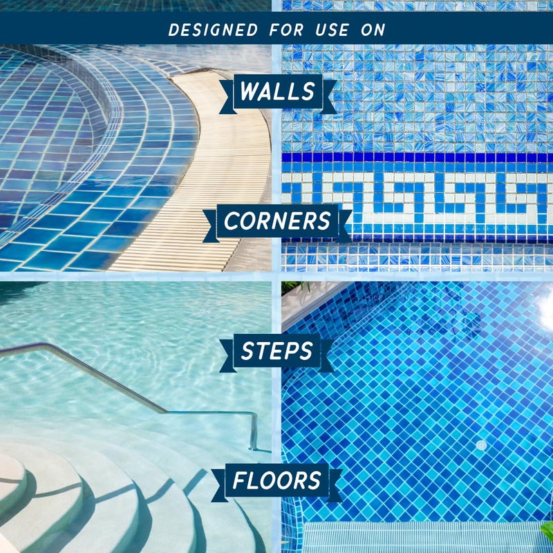 Poolzilla Pool Brush [3 Pack] - 360 Degree Bristles, with 12 Inch, 18 Inch, and 24 Inch for Outdoor and Indoor Swimming Pools, Spas, & Hot Tubs - Image 4