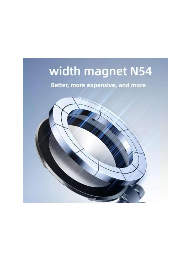 S-TOP Magnetic Charging Car Phone Mount with Electric Vacuum Suction Cup, Foldable Dashboard & Windshield Holder for All Smartphones & Vehicles, Stable Grip - Image 2