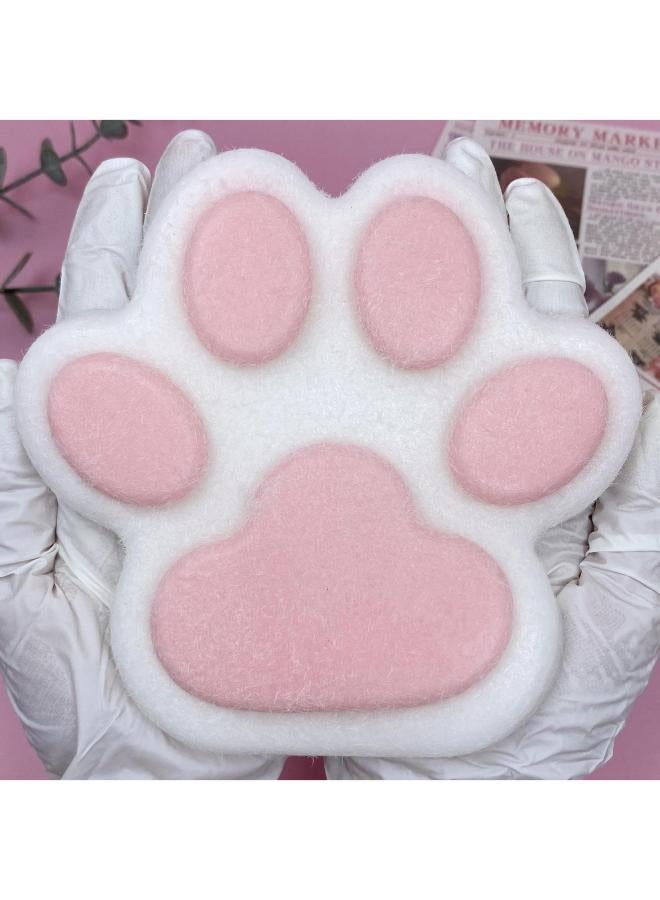 Cat Paw Squishy Big Squishy Squishies Giant Cat Paw Toy  Paw Print Squishy Squeeze Toys Silicone Stress Relief Cute Soft Sticky Paw Squishy for Adults Kids