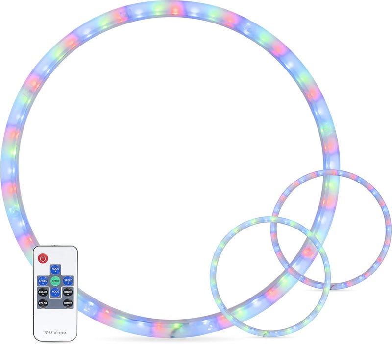 BELVA BSA10LED Universal 10-inch RGB LED Subwoofer Light Ring with Remote - Image 1