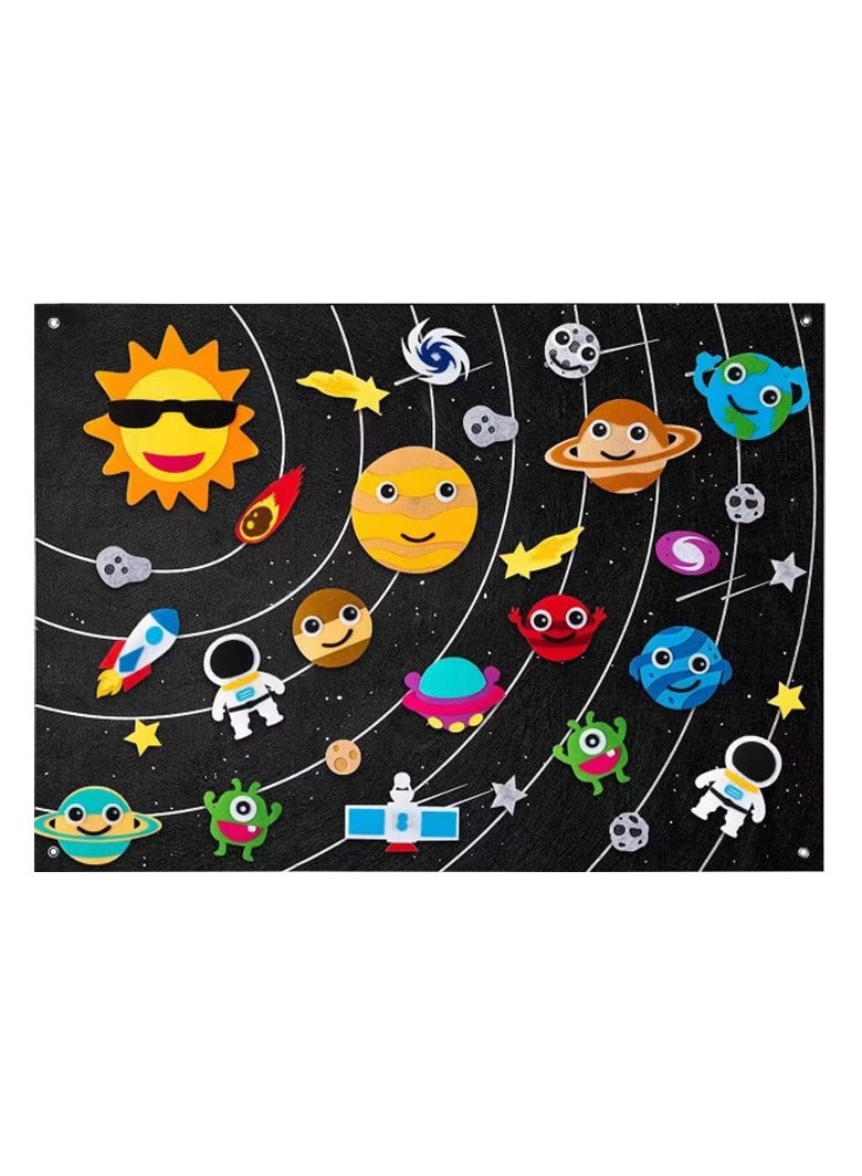 Kids Learning Board, DIY toy,Infant Training and Early Education Board, Wall Decal Educational Toy, Starry Sky  Set  - Image 1