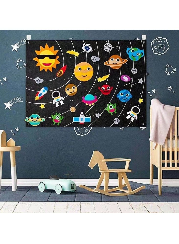 Kids Learning Board, DIY toy,Infant Training and Early Education Board, Wall Decal Educational Toy, Starry Sky  Set  - Image 3