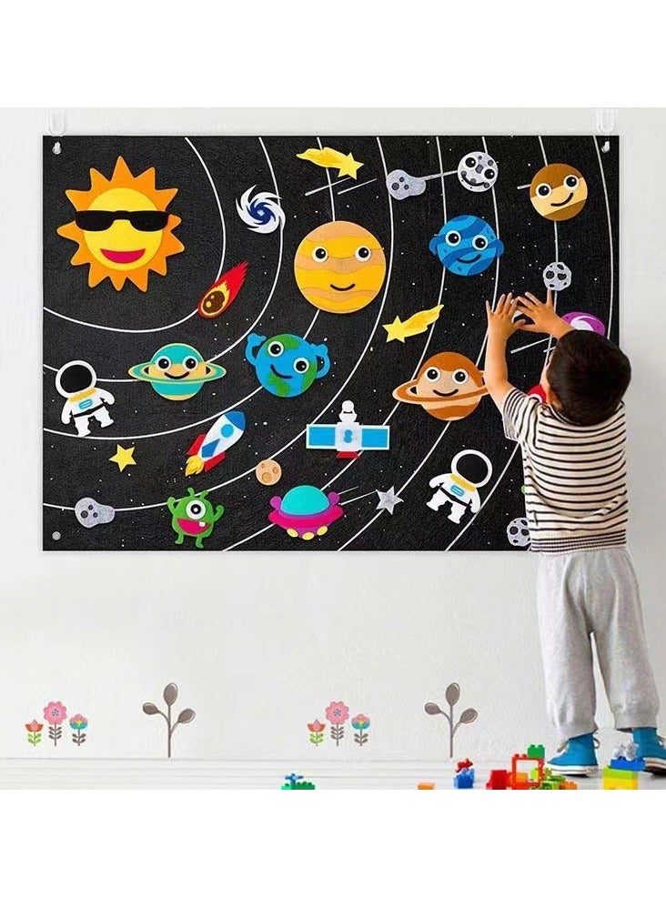 Kids Learning Board, DIY toy,Infant Training and Early Education Board, Wall Decal Educational Toy, Starry Sky  Set  - Image 4