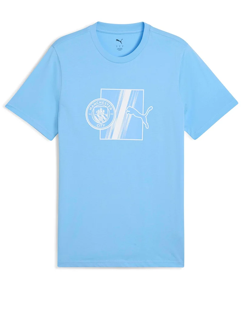 PUMA team light blue-puma white Manchester City T-Shirt for Men | Best Price UAE