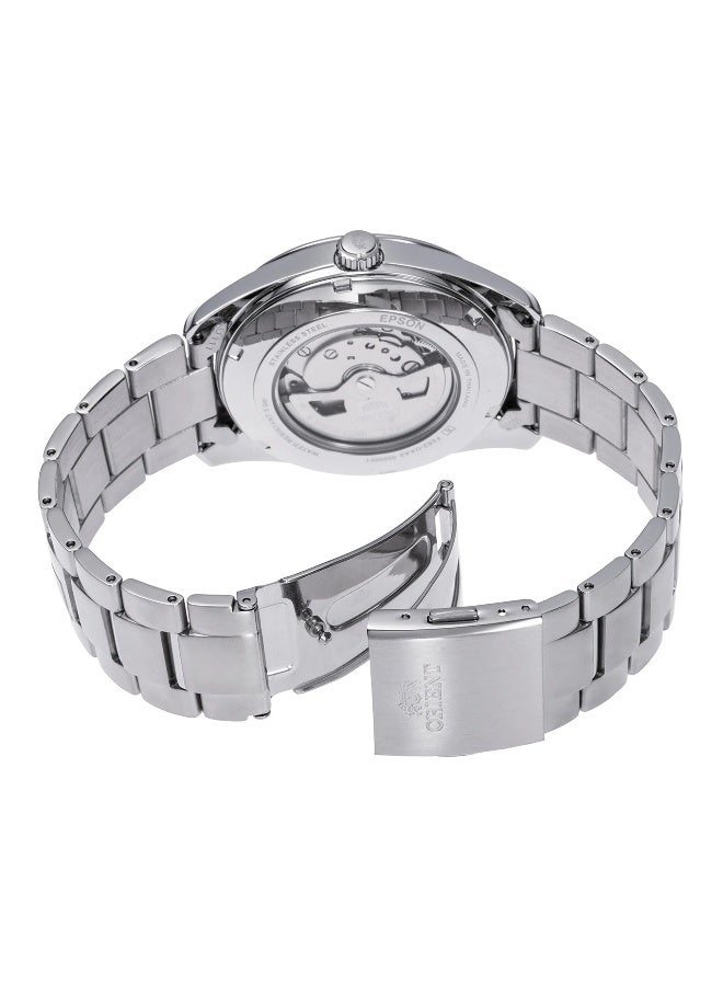 أورينت Men ORIENT Contemporary Small Seconds Semi Skeleton RA-AR0008E - Stainless Steel Male Mechanical 3 hands - Image 4