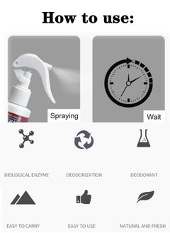 WILLIAM WEIR 120ML Foot Care Shoe Odor Eliminator Deodorizer Spray And Removes Bad Smells Of Boots Heels Tennis Shoe Cleats Sneakers Ballet Shoe Sports Shoes And More  - Image 5