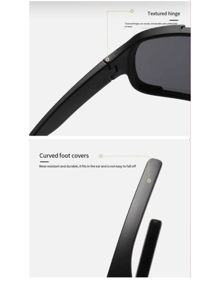 General Mountaineering sunglasses men's sunglasses women's fashionable face-showing small outdoor cycling glasses oversized integrated windproof ski glasses  - Image 4