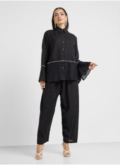hayas closet Button Down Blouse & Pants Set  - Image 5
