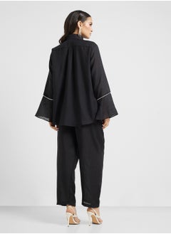 hayas closet Button Down Blouse & Pants Set  - Image 2