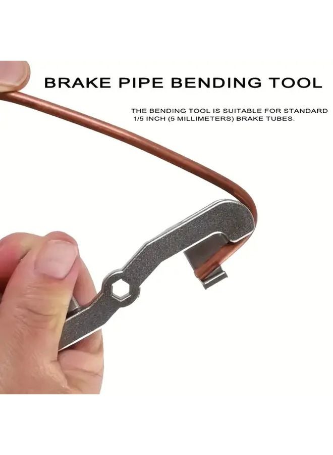 Black Oil Pipe Bending Tool Adjustable Brake Line For Cars Trucks Motorcycles - Image 2