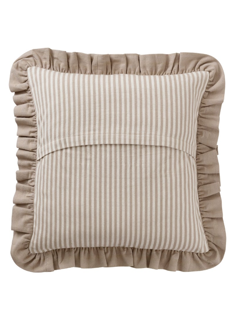 Cushion Cover Beige/Embroidery 50X50 Cm - Image 3