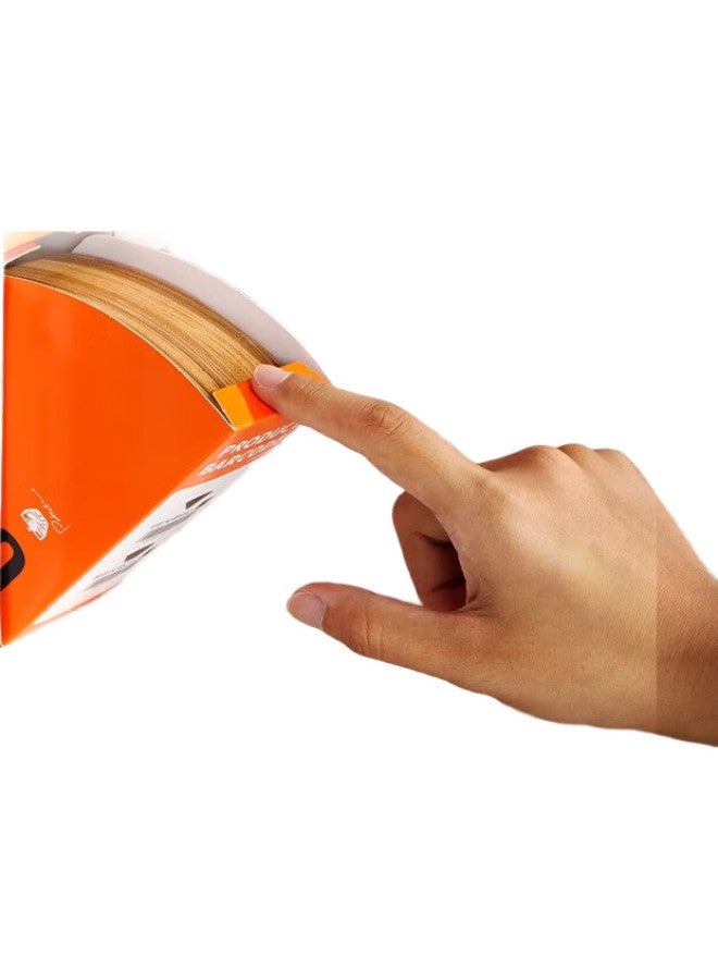 Pakchoice Portable Drip Coffee Filter Papers, V-Shaped Filter Papers For Pour-Over Coffee, 100 Pieces - Image 2