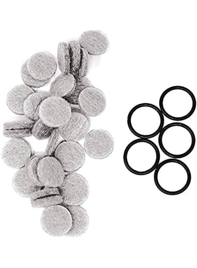 Microderm GLO MINI Premium Extra-Thick 8mm Filters by Microderm GLO (30 Pack) - Medical Grade Microdermabrasion Accessories with Patented Safe3D Technology, Safe for All Skin Types.