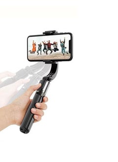 Handheld Gimbal Stabilizer Video Vlogging Tripod For Android IOS Smartphone Black