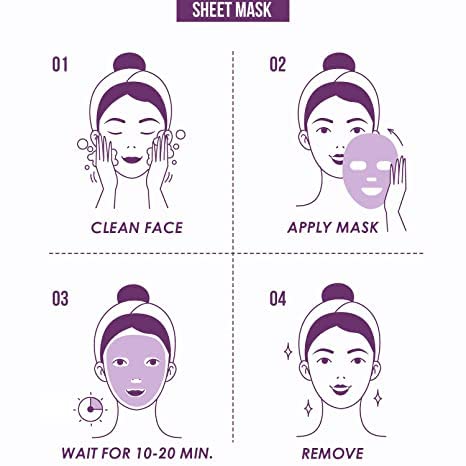 Calitate24 Calitate24 3Pcs Serum Face Mask Sheet For Girls Natural Aloe Vera Masks Enriched With VitaminC And AloeVera Extract For Glowing Skin Deep Cleansing AntiAgeing  - Image 5
