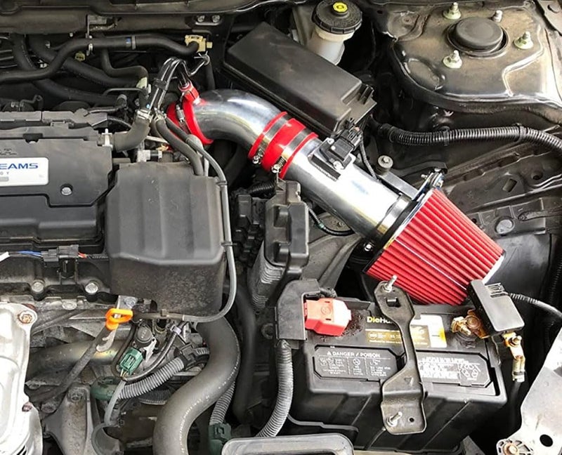 INTAKEKAI Performance Air Intake (Compatible with 2013-2017 HONDA ACCORD 2.4L / 2014-2017 ACURA TLX 2.4 L4 MODELS) (RED)