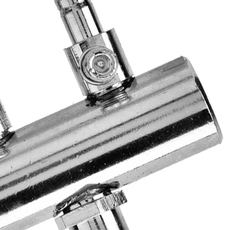 Stainless Steel Aquarium Fish Tank Air Flow 8mm Turn to 4mm Splitter Control Valve

(4 way) - Image 2