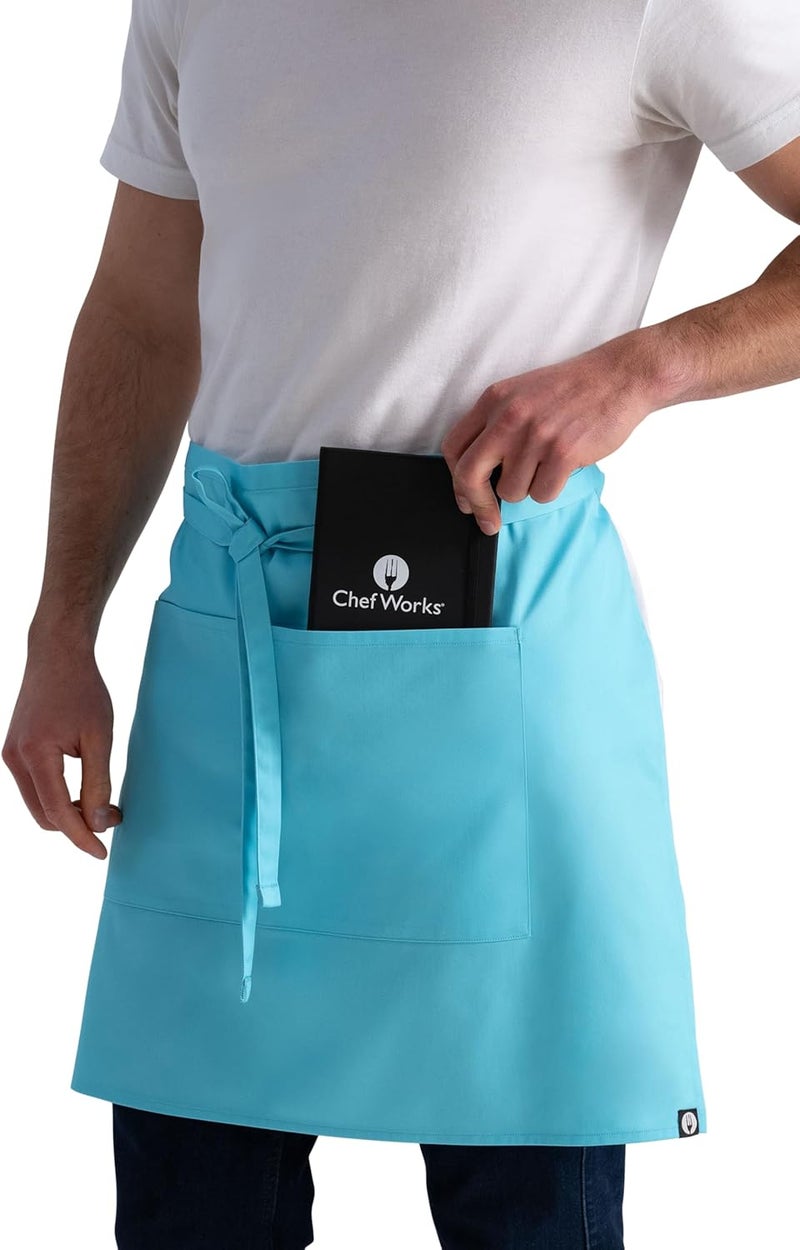 Chef Works Unisex Half Bistro Server Apron - Image 2