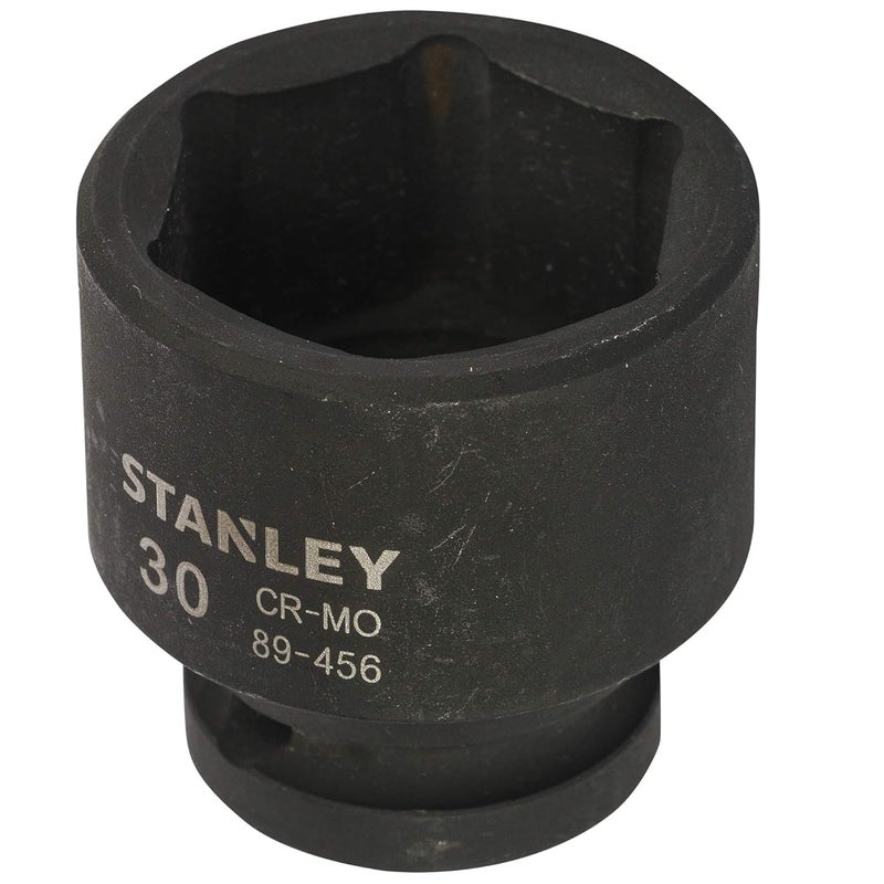 Stanley STANLEY STMT894568B ChromeMolybdenum Steel 6 Point Impact Socket 12 inch 30 mmBlack  - Image 4