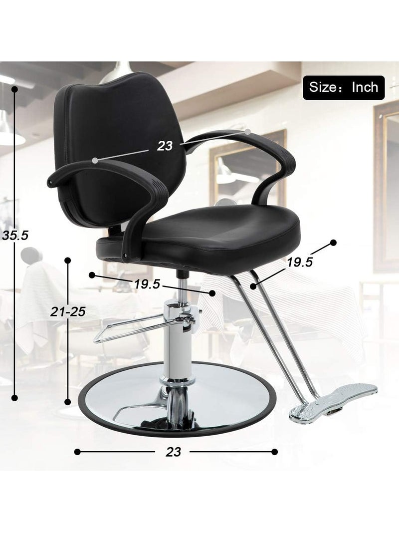 Sharpdo - Hair Salon Chair Styling Heavy Duty Hydraulic Pump Barber Chair Beauty Shampoo Barbering Chair for Hair Stylist Women Man - Image 1