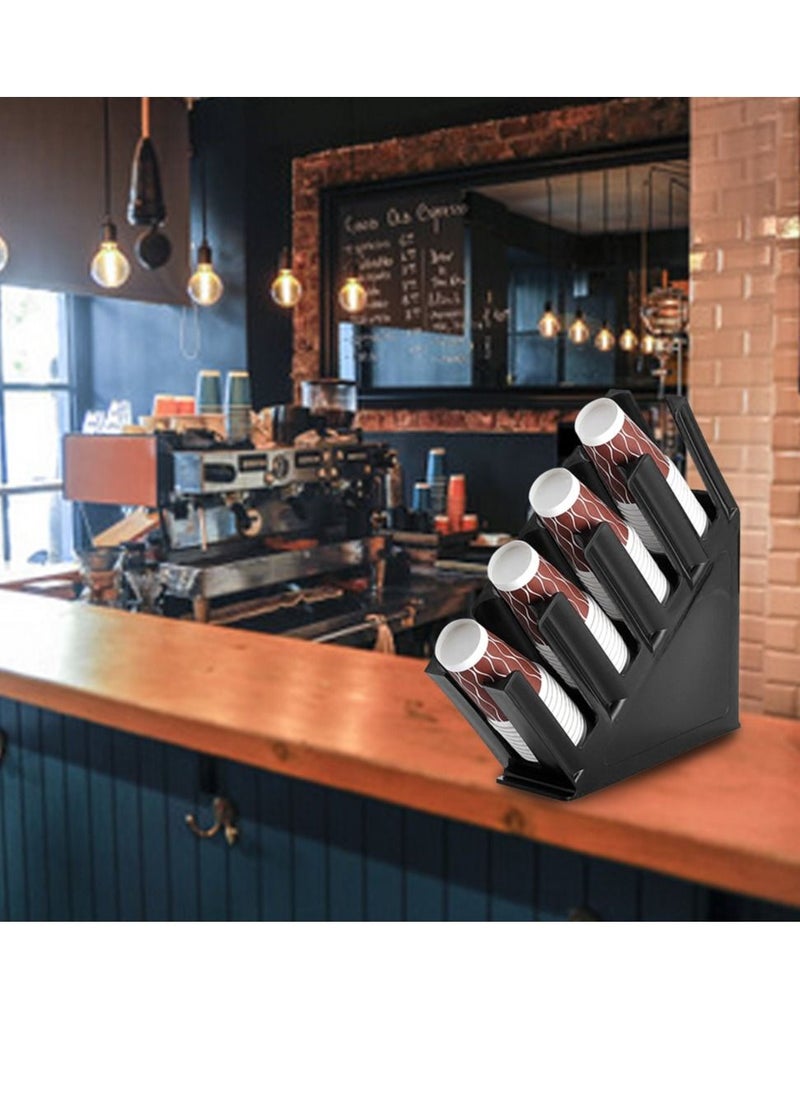 Arabest - Paper Cup Holder Coffee Milk Tea Paper Cup Storage Rack Cup Splitter Paper Cup Holder Cup Taker - Image 1