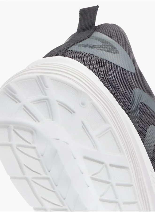 شو اكسبرس Men Logo Print Sports Shoes with Lace-up Closure