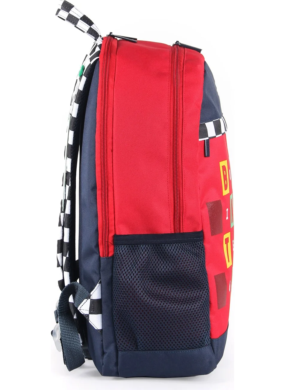 UNITED COLORS OF BENETTON . Double Compartment Primary School Bag 03766