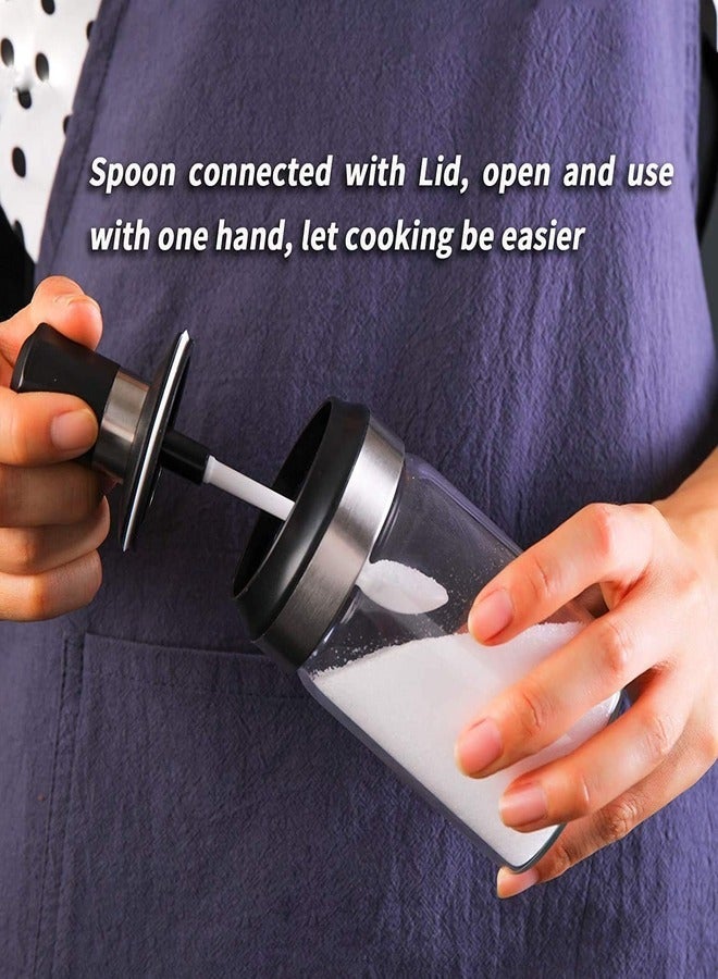 Oil Dispenser Bottle Set Glass Oil And Spices Bottle Vinegar Dispenser 5 Pcs Dispenser 500 ml  - Image 5