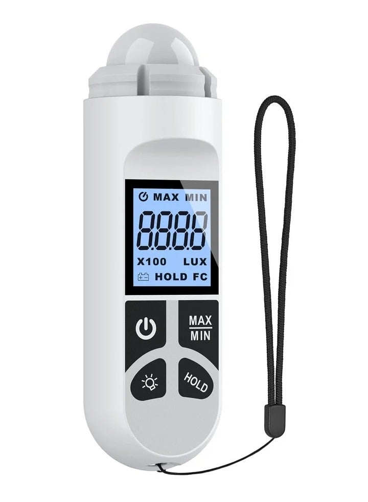 Light Meter, Handheld Photometer, Support Max/Min Modes Light Meter Range up to 200,000 Lux Luxmeter Handheld Digital Lux Meter Brightness Measuremen Instrument with LCD Characters Display  - Image 1