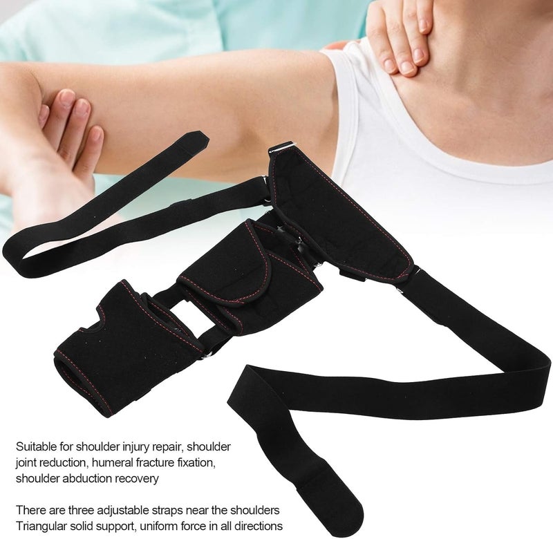 comfrt Shoulder Brace Support Correct Belt for Men and Women, Dislocation Hemiplegia Recovery Fixture Healthy Equipment with Adjustable Straps for Stroke Hemiplegia Subluxation Recovery - Image 4