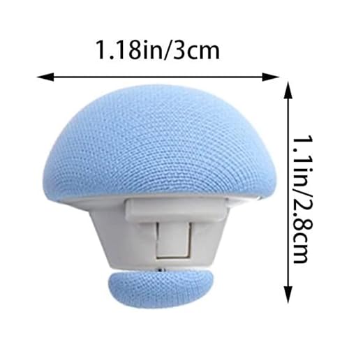 ARQIVO® Duvet Clips, Anti-Movement Fasteners, Cotton Quilt Grippers, Sheet Holder for Quilt Cover, Curtains, Socks, Blue, Pack of 16 - Image 2