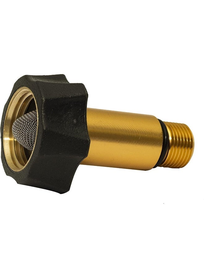 Simpson Cleaning 7110166 Water Inlet Fitting for OEM Technologies 520004 and 520006 Axial Cam Pressure Washer Pumps, Gold - Image 1