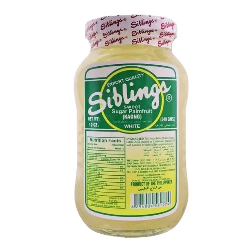 Siblings Sweet Sugar Palmfruit- 340gms